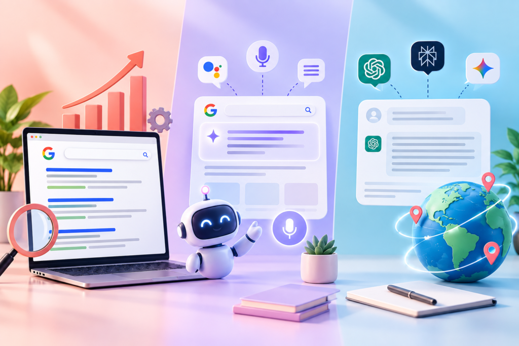AEO vs SEO vs GEO